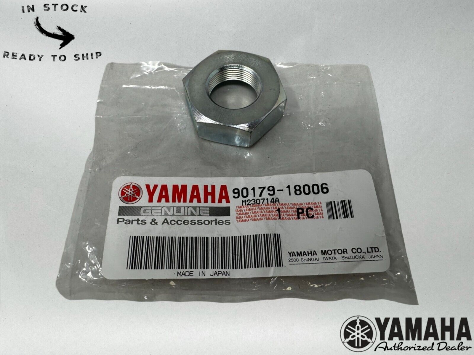 Yamaha Genuine OEM Nut  90179-18006-00