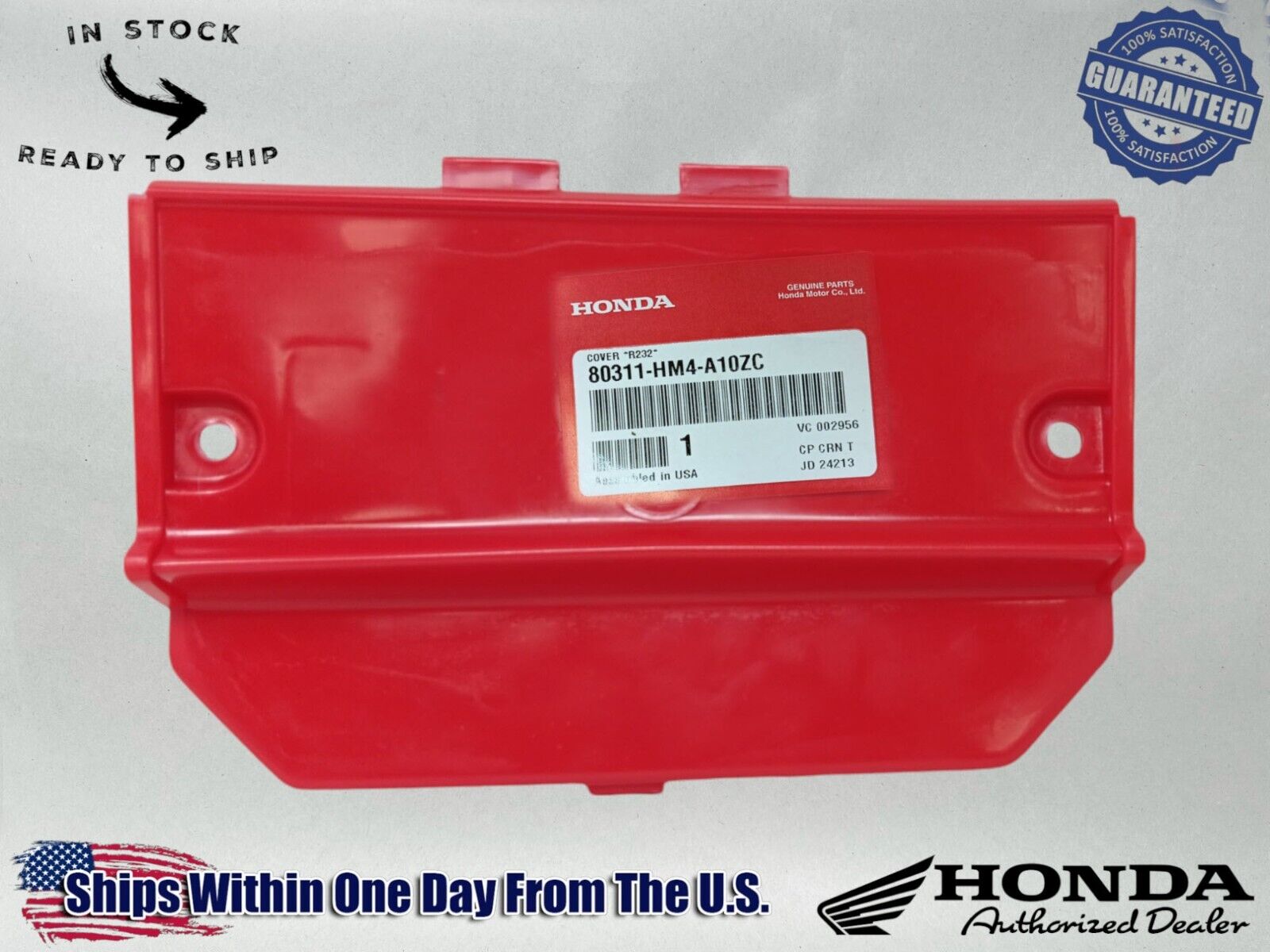 Honda Genuine OEM Authentic  Battery Box Cover 80311-HM4-A10ZC