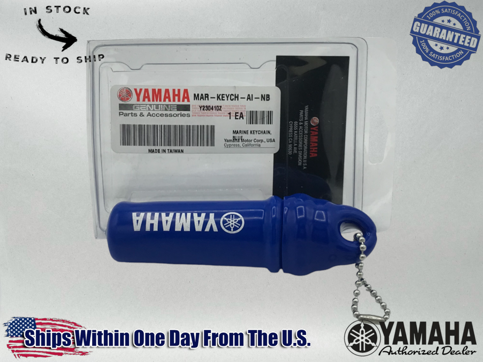Yamaha OEM Floating Boat PWC Key Chain Registration Holder MAR-KEYCH-AI-NB 1