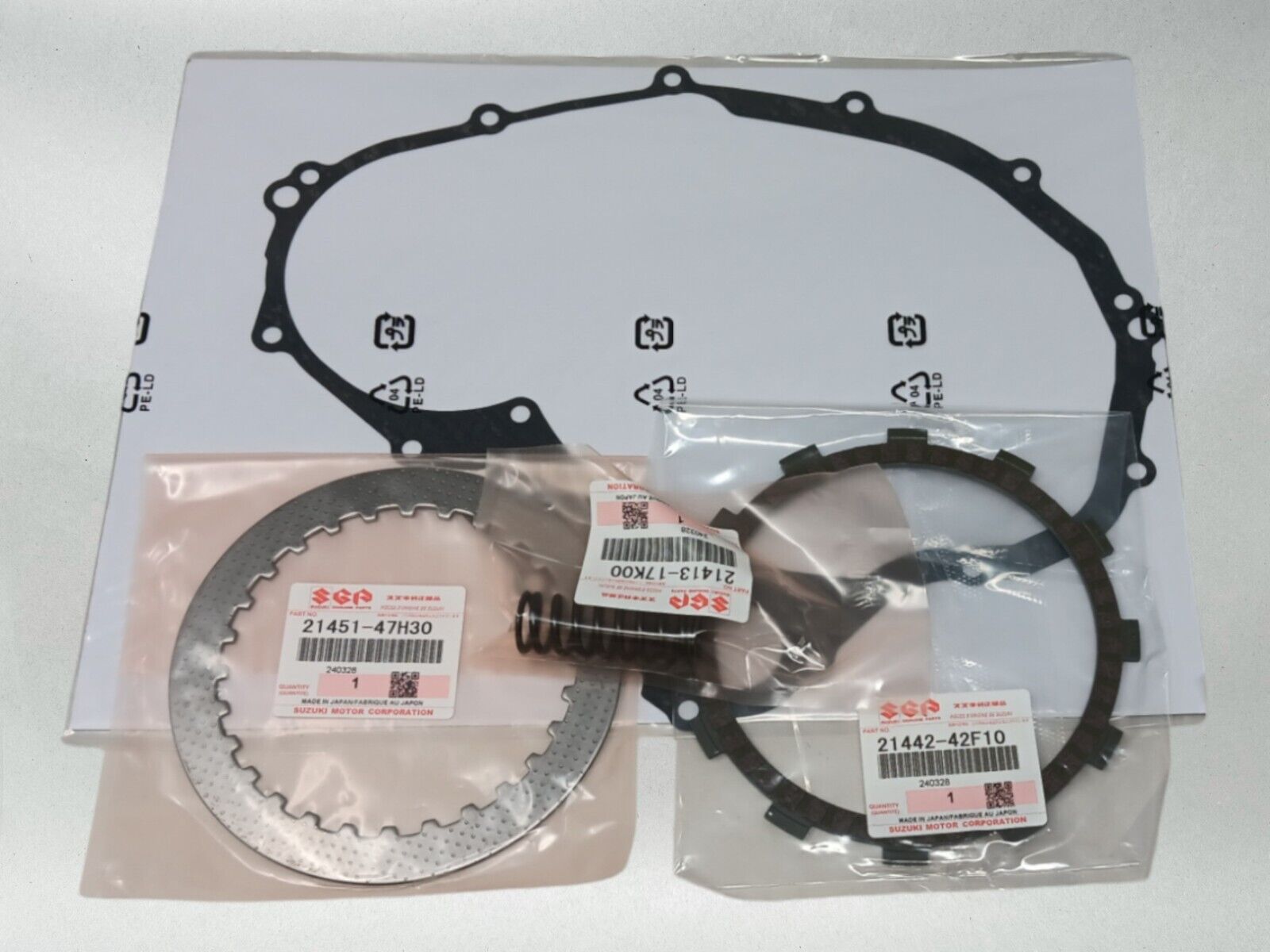 Suzuki Genuine OEM Authentic 2017-2024 Gsx-R1000 Clutch Plate Kit 21400-42831