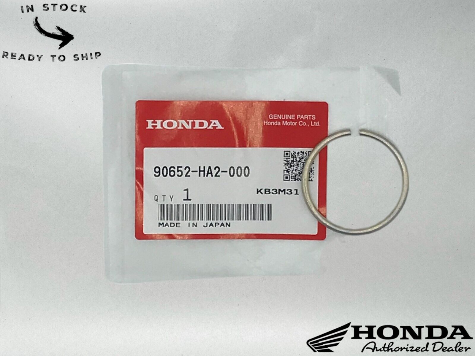 Honda Genuine OEM Outer Clip (37mm) 90652-HA2-000