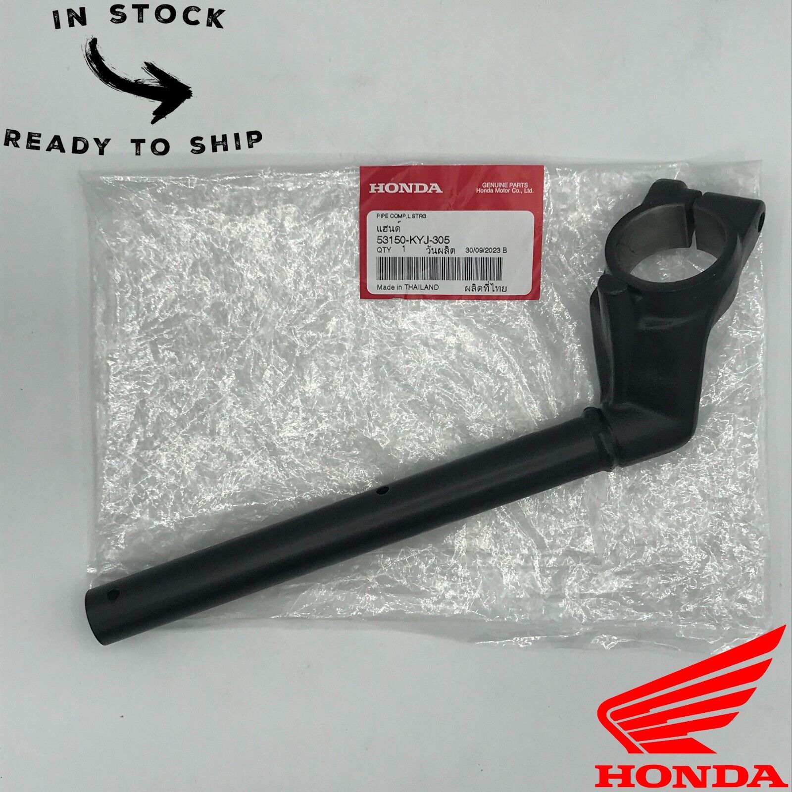 Genuine OEM Honda Left Handlebar 53150-KYJ-305