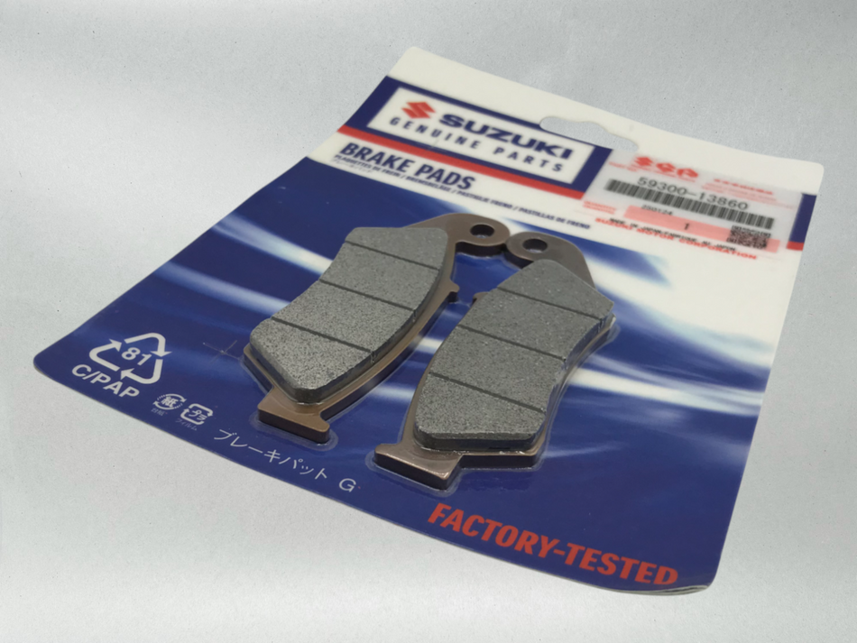 Suzuki Genuine OEM 2000-23 DR-Z400S DRZ 400S FRONT BRAKE PADS 59300-13860
