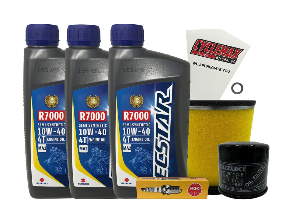 Semi-Synthetic Tune Up Kit w/ Spark Plug fits 2008-2013 Suzuki LT-A750