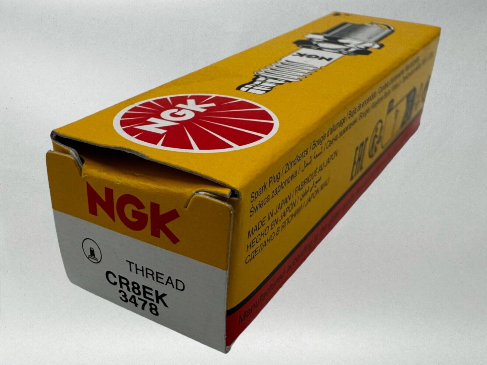 NGK Genuine OEM Authentic Spark Plugs CR8EK - 4 PACK