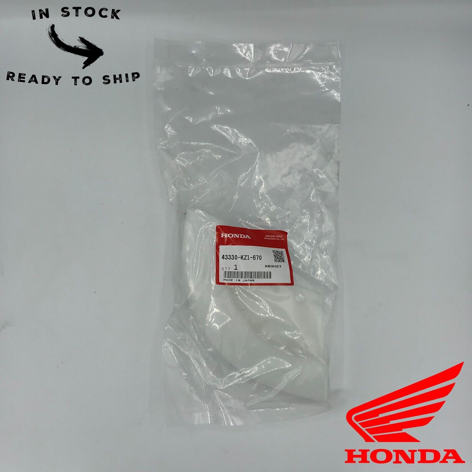 Genuine OEM Honda Rear Disc Brake Guard Cover 43330-KZ1-670