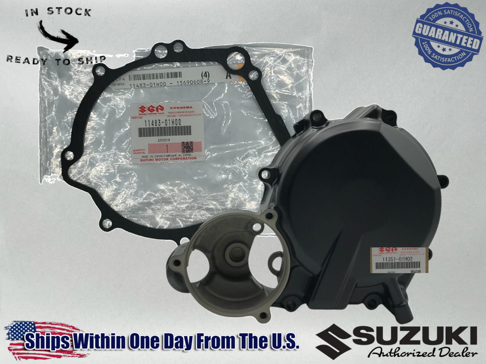 Suzuki Genuine 2006-24 GSXR GSX-R 600 750 LH LEFT ENGINE STATOR COVER W/ GASKET