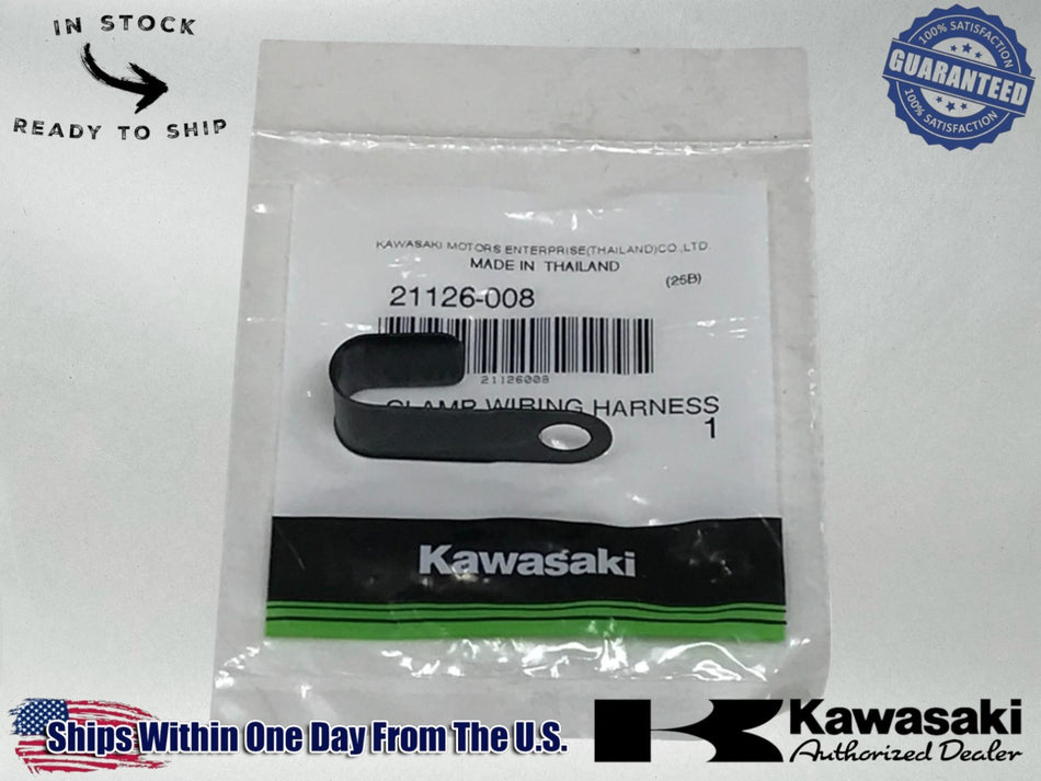 Kawasaki Genuine OEM Spark Plug Wire Wiring Harness Clamps h1 z1 kz650 21126-008