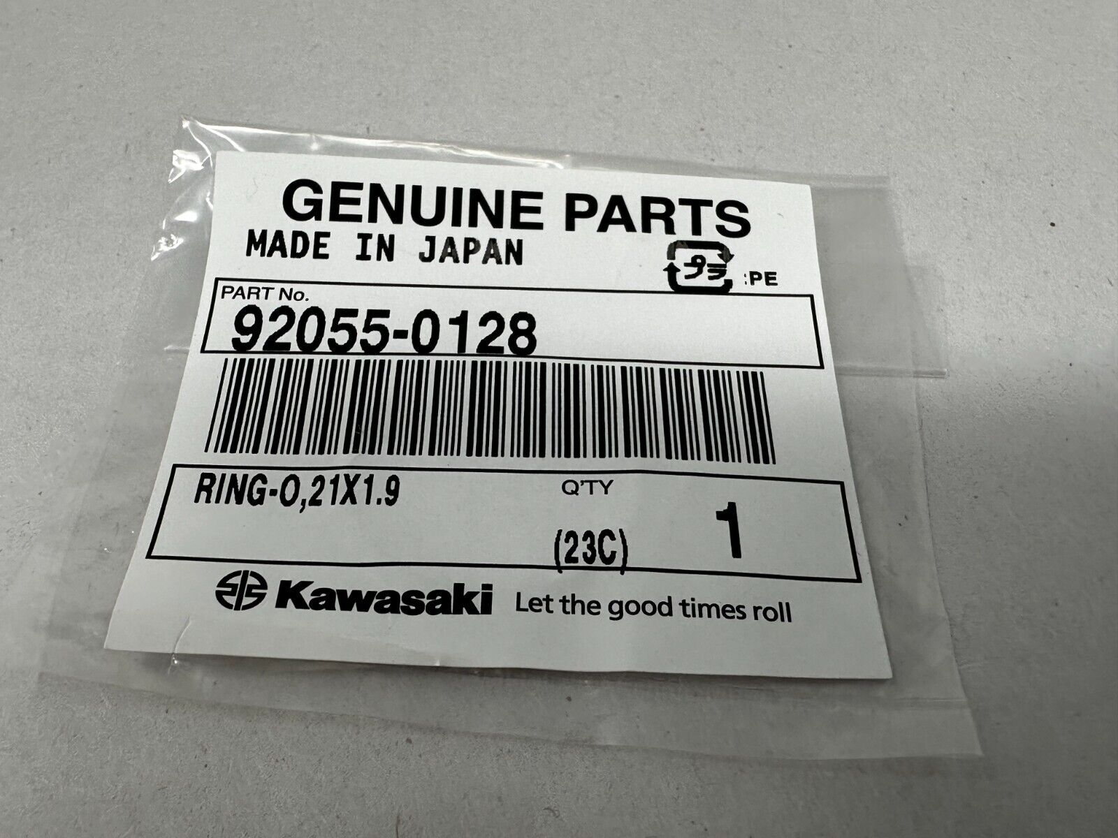 Kawasaki Genuine OEM O Ring 21X1.9 92055-0128