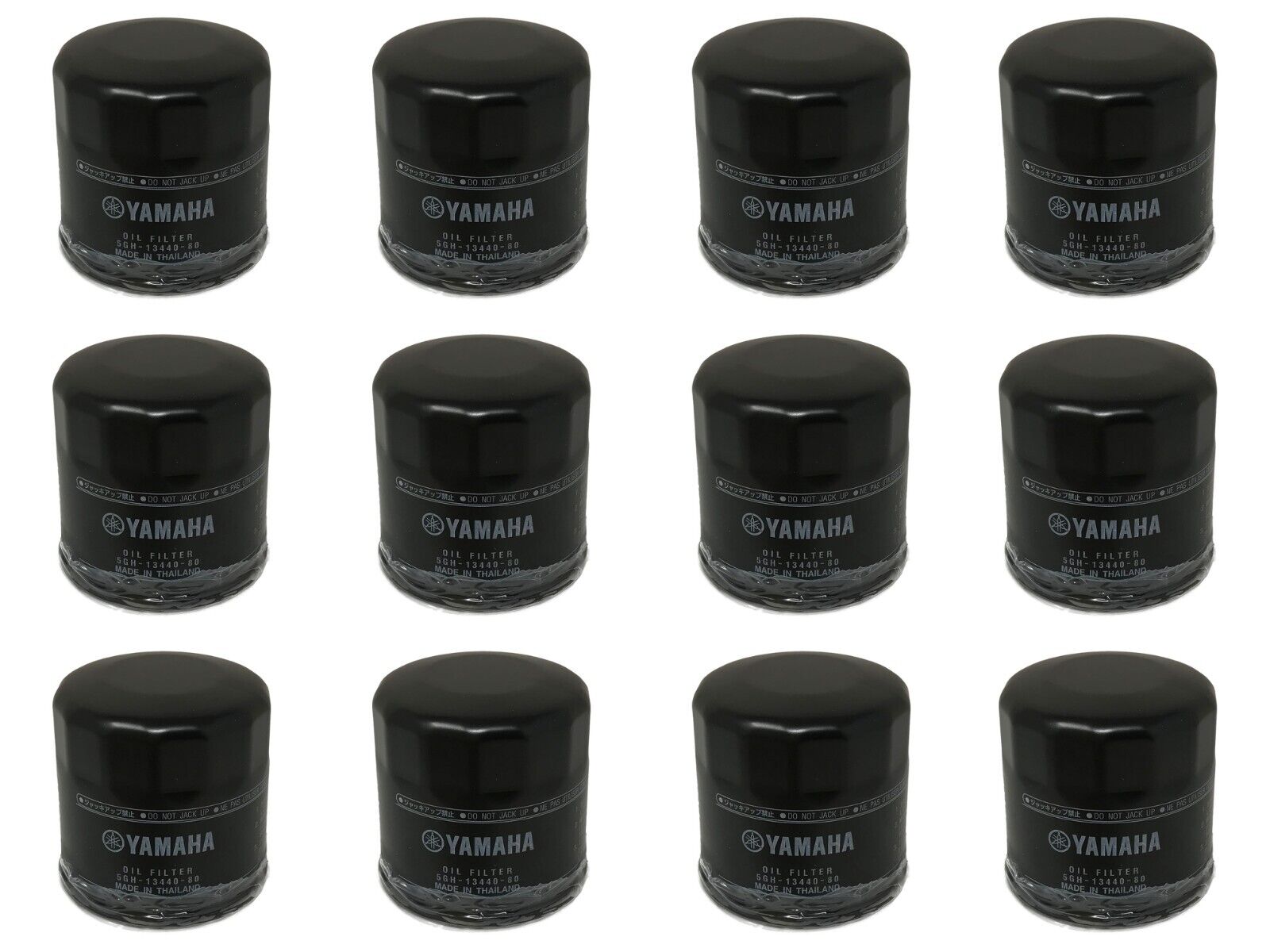 Yamaha Genuine OEM Oil Filter 5GH-13440-80-00 replaces 5GH-13440-61 - 12 Pack