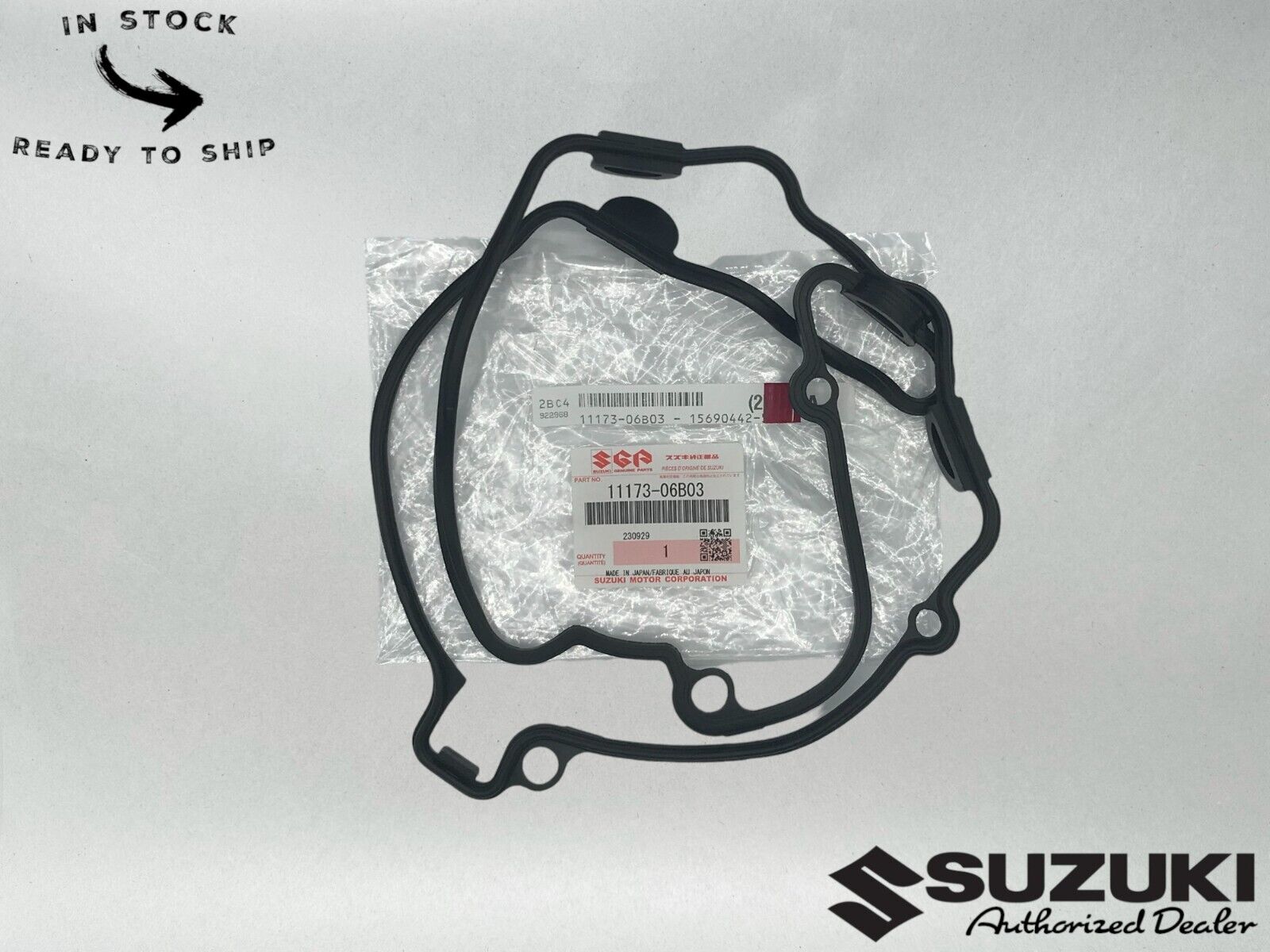 Suzuki Genuine OEM Cylinder Head Cover Gasket 11173-06B03