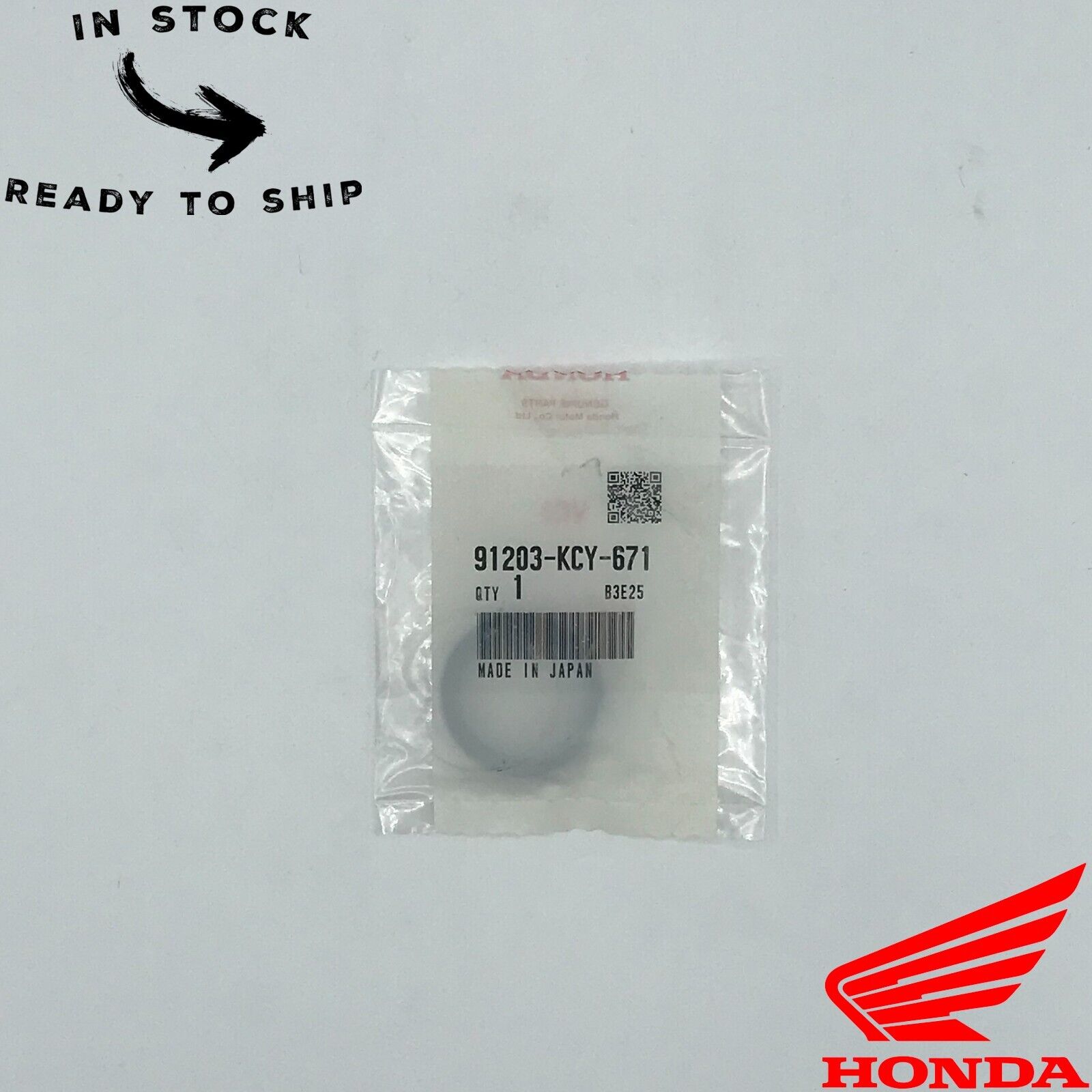 Genuine OEM Honda Output Shaft Front Sprocket Seal 91203-KCY-671