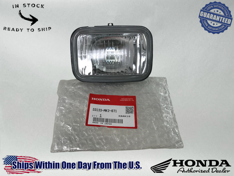 Honda Genuine OEM Headlight Lens XR200 250 350 400 500 600 Housing 33123-MK2-671