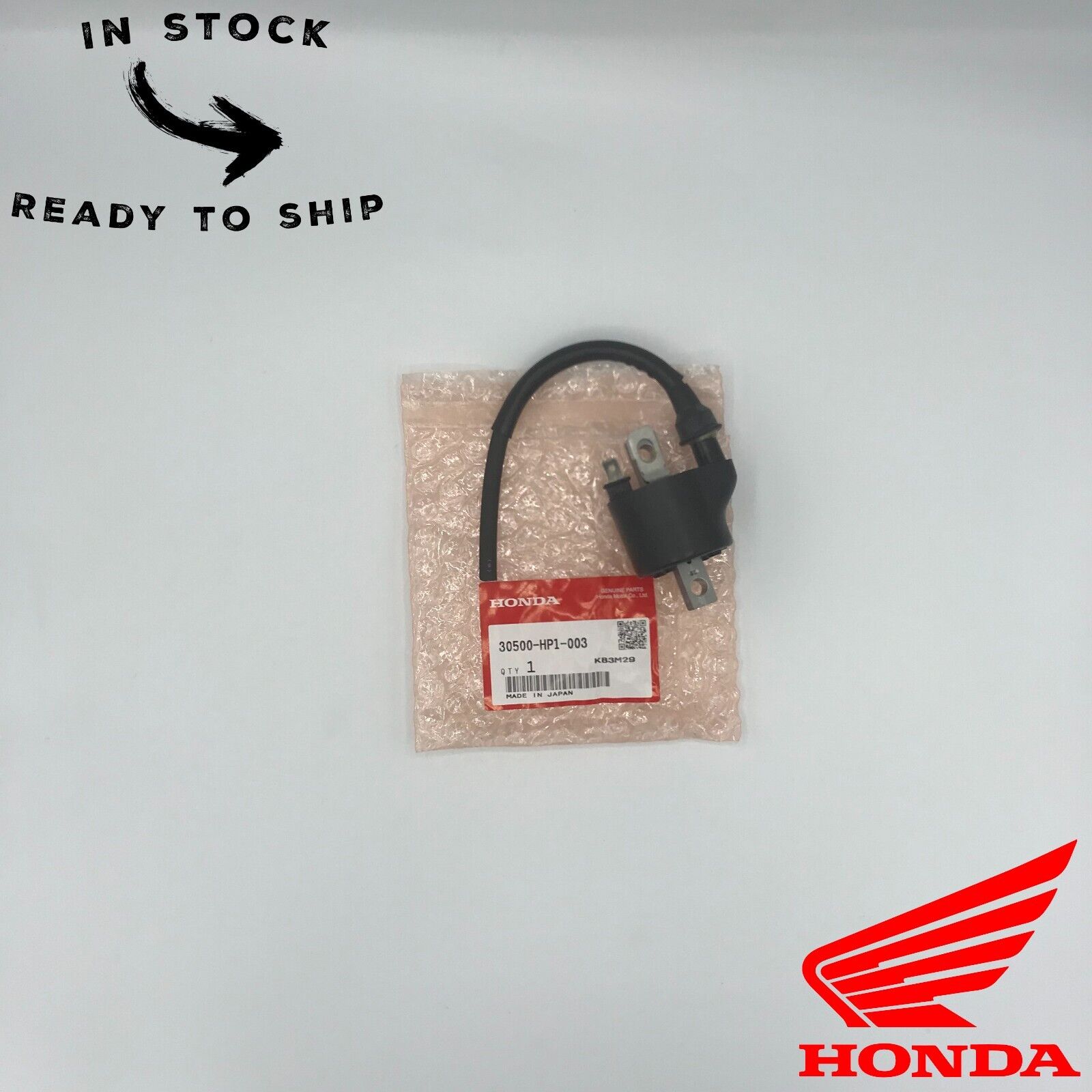 Genuine OEM Honda Ignition Coil 30500-HP1-003