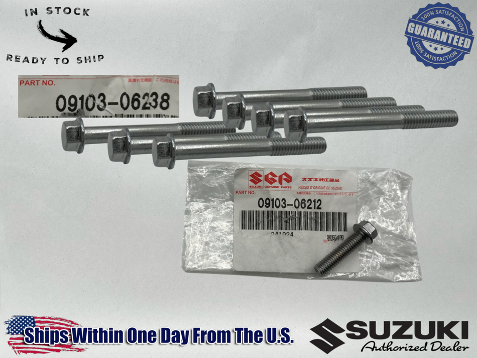 Suzuki Genuine 2006-22 GSXR GSX-R 600 750 LH LEFT ENGINE STATOR COVER BOLTS SET