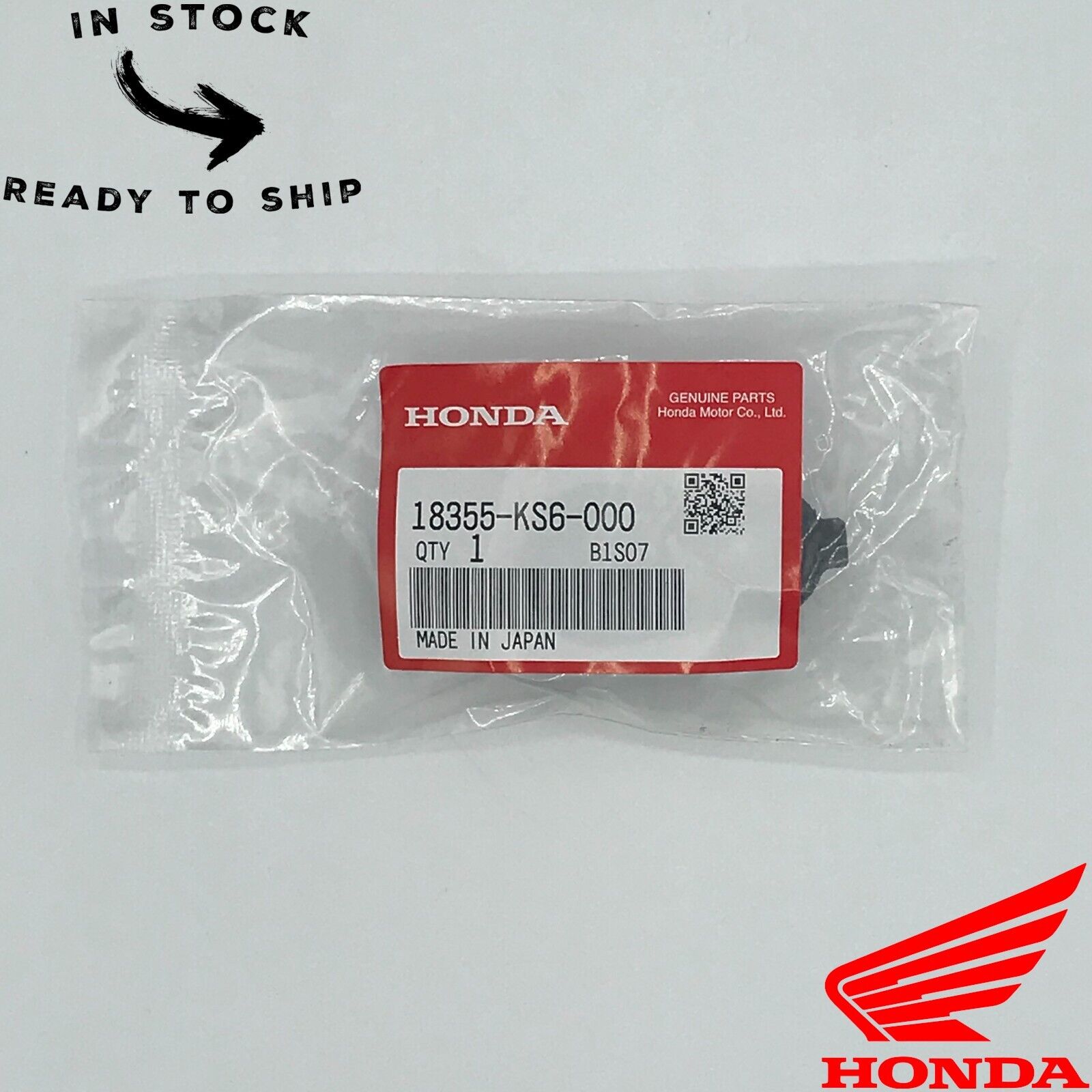 Genuine OEM Honda Exhaust Hanger Bracket 18355-KS6-000