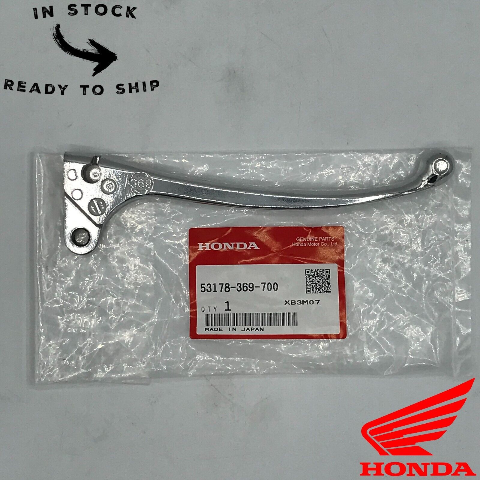 Genuine OEM Honda Clutch Lever 53178-369-700