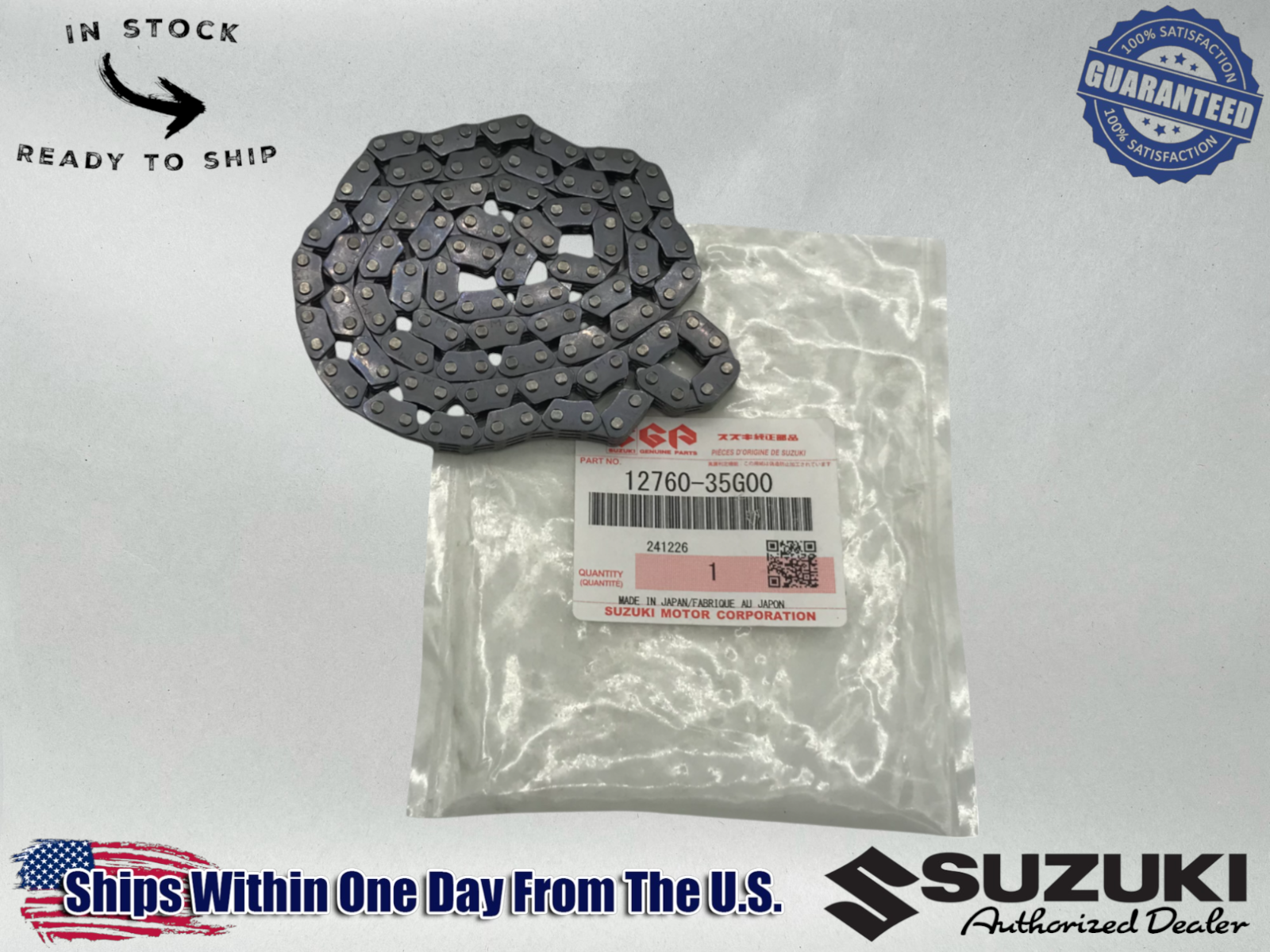 Suzuki Genuine OEM 2007-24 CAM CHAIN RMZ450 RMZ RMX 450 RM-Z 12760-35G00