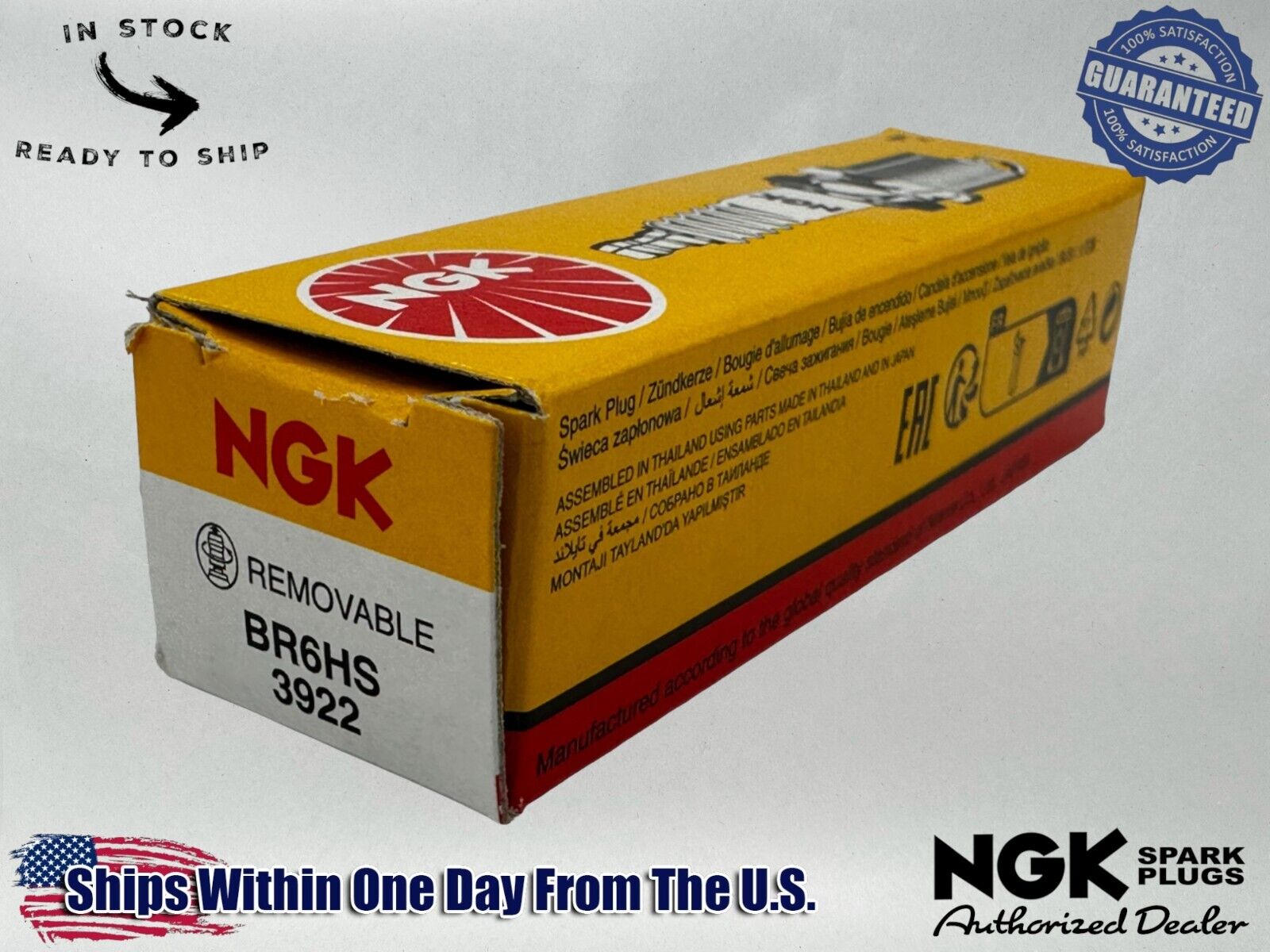 NGK Genuine OEM Authentic Spark Plug BR6HS