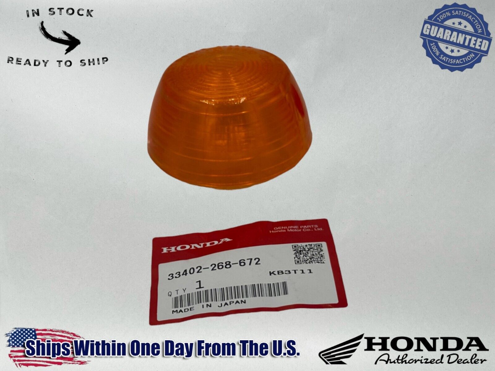 Honda Genuine OEM Authentic Lens FR 33402-268-672