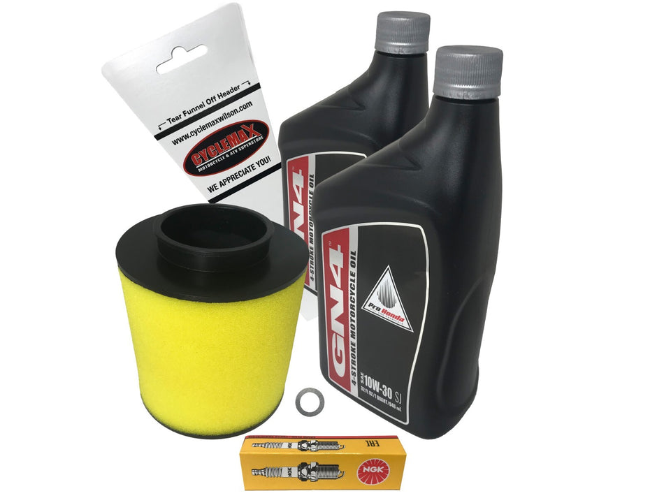 Honda OEM Tune Up Kit for 1997-2006 Honda TRX 250 with 10W-30 Oil