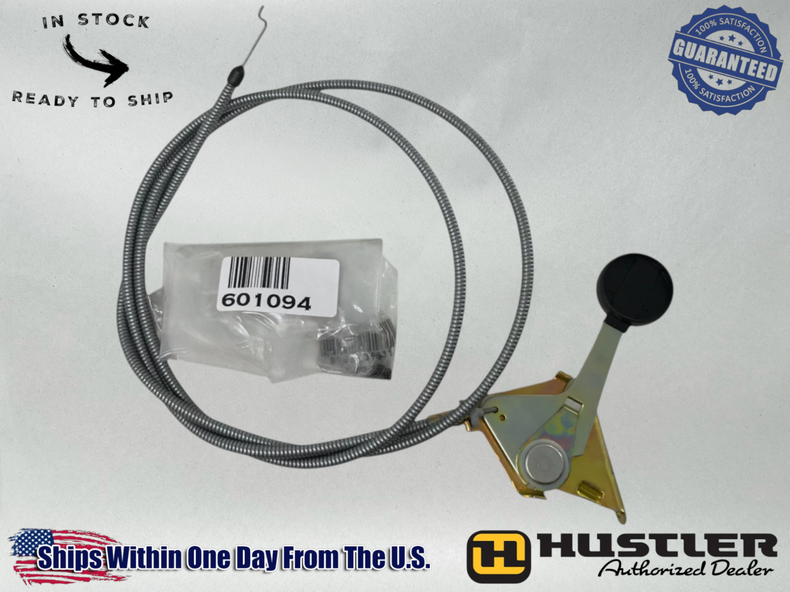 Hustler Genuine OEM MOWER 601094P THROTTLE CABLE TRIMSTAR FASTRAK FS