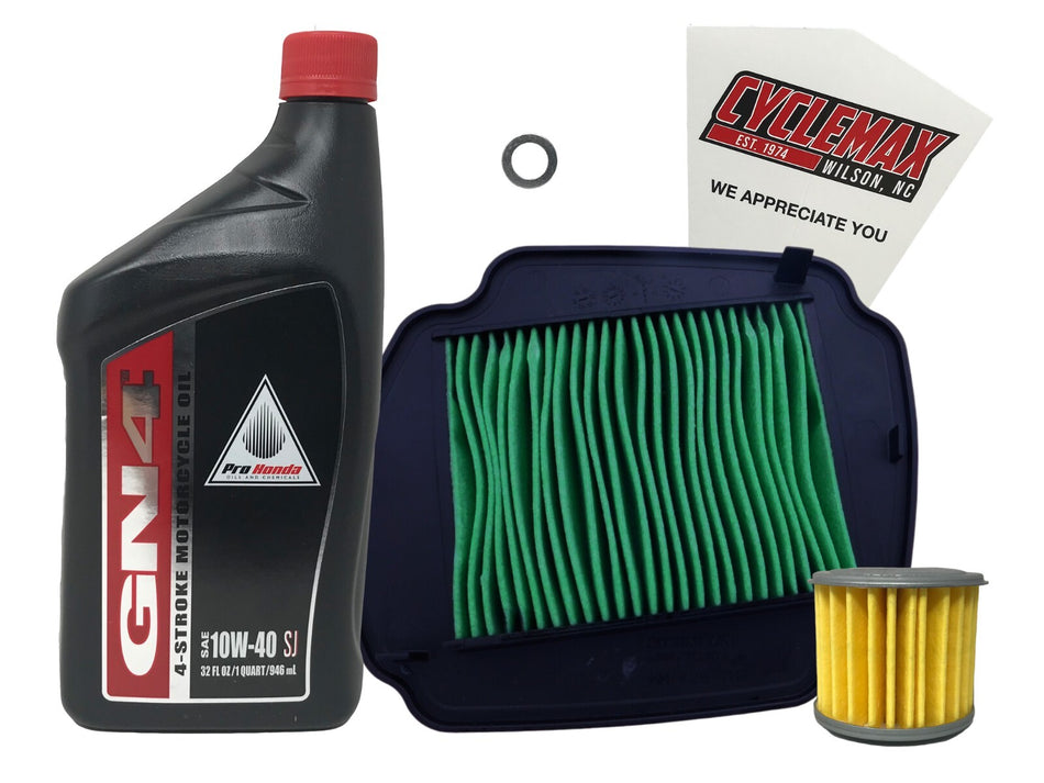 OEM 10W-40 Oil Change Kit fits 2021-2025 Honda Grom 125 with Air Filter