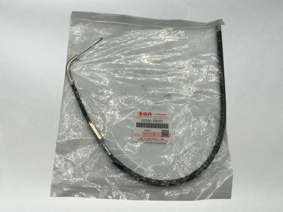Suzuki Genuine OEM 1984-87 LT50 LT 50 QUAD RUNNER ATV THROTTLE CABLE 58300-04201