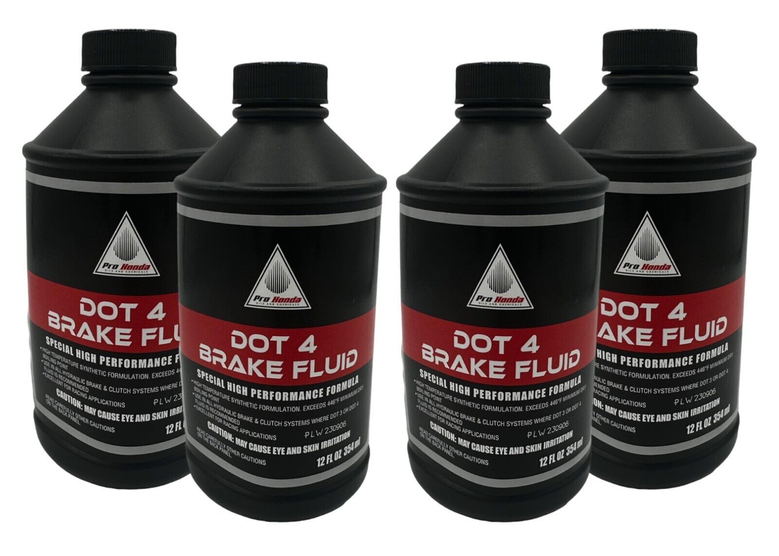 Honda Genuine OEM DOT 4 Brake Fluid 08203-0004 - 4 Pack