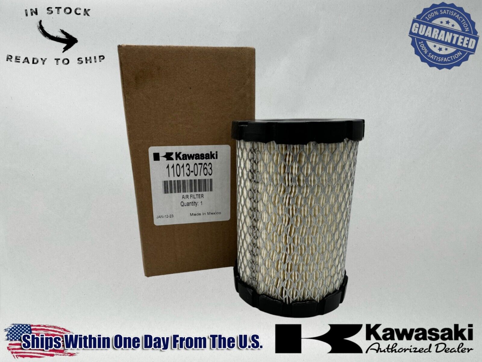 Kawasaki Genuine OEM Authentic Air Filter 11013-0763