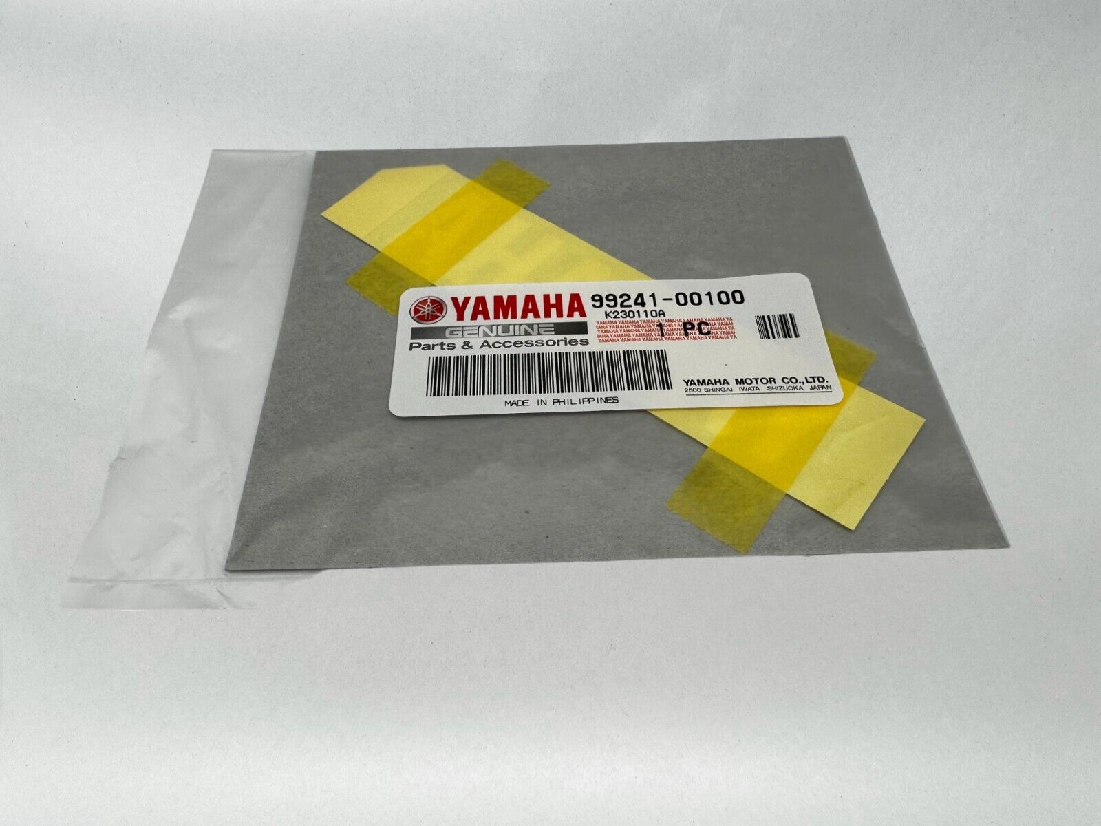 Yamaha Genuine OEM Yamaha Logo Emblem Vinyl Decal 99241-0010-00