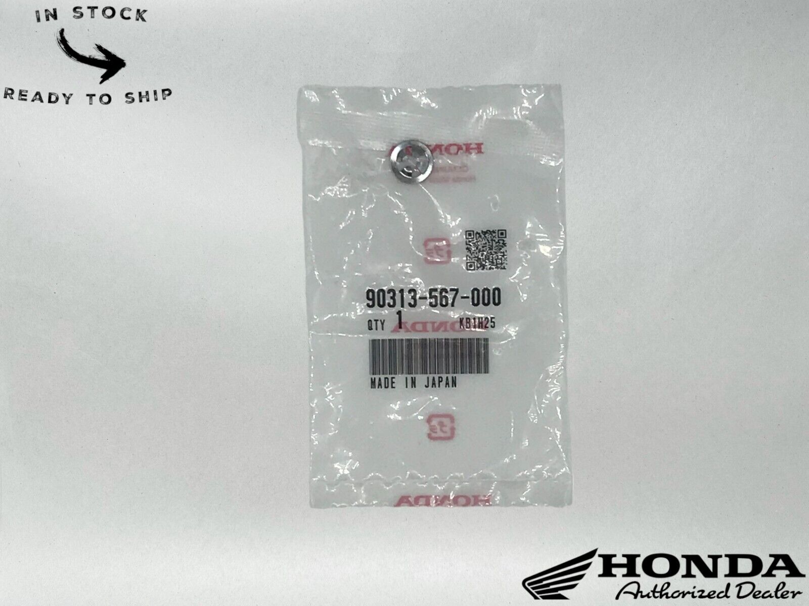 Honda Genuine OEM Speed Nut (3mm) 90313-567-000