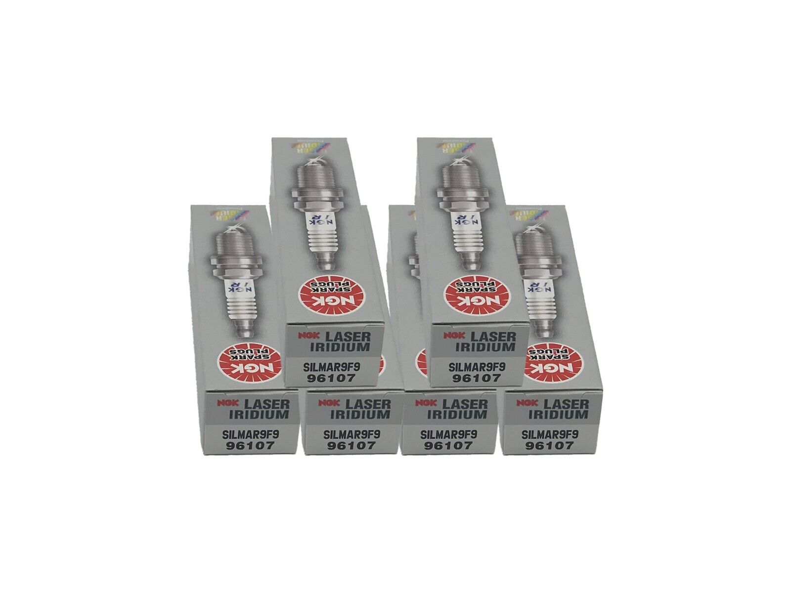 NGK Laser Iridium Spark Plug SILMAR9F9- 6 PACK