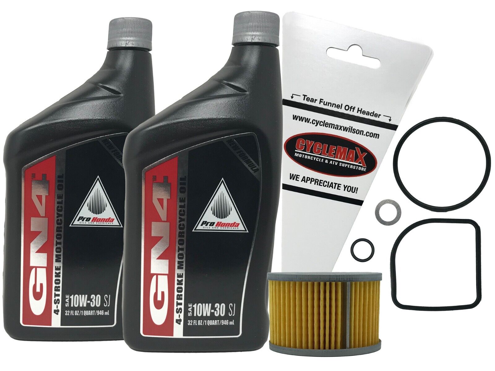 Cyclemax Genuine 1988-1990 Honda VTR250 VTR 250 Oil Change Kit