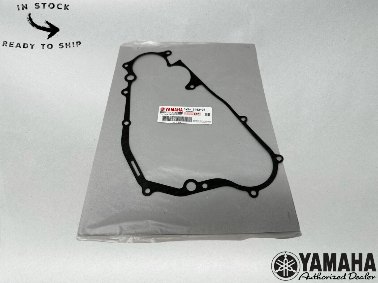 Yamaha Genuine OEM Crankcase Cover Gasket 5X5-15462-01-00