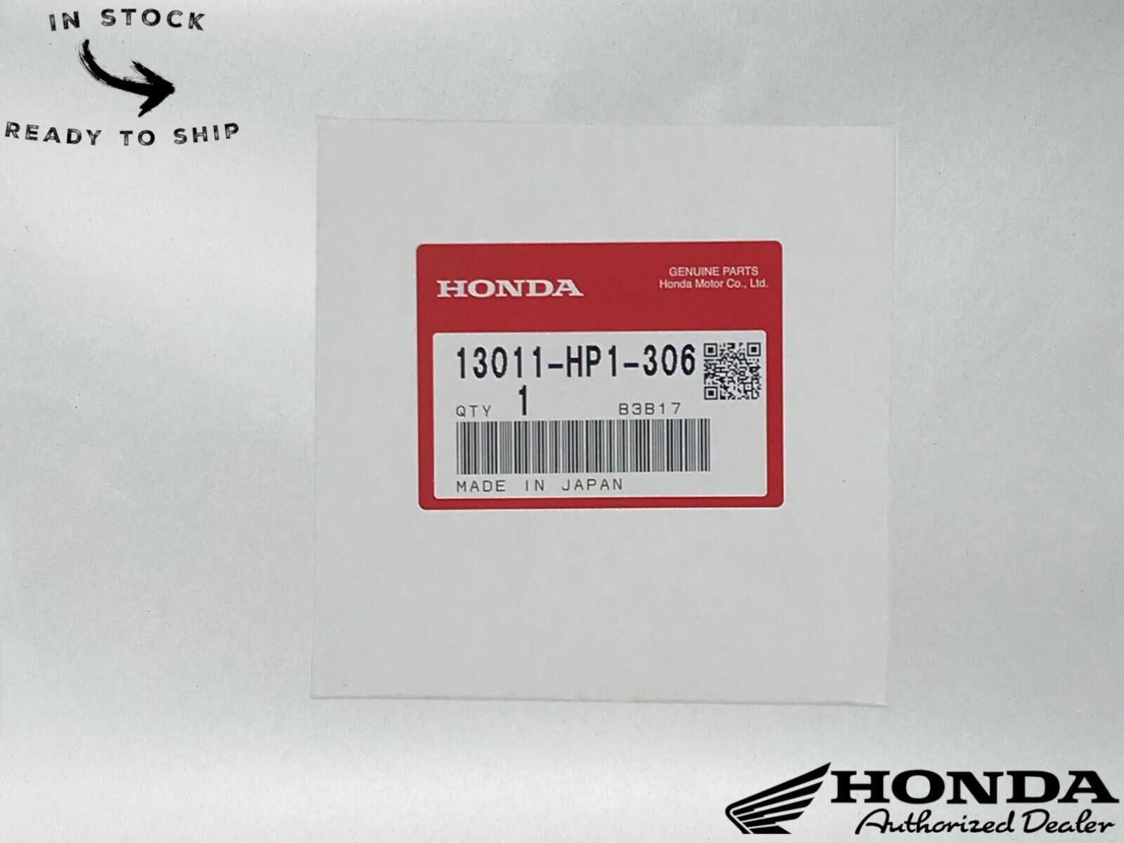 Honda Genuine OEM Piston Ring Set 13011-HP1-306