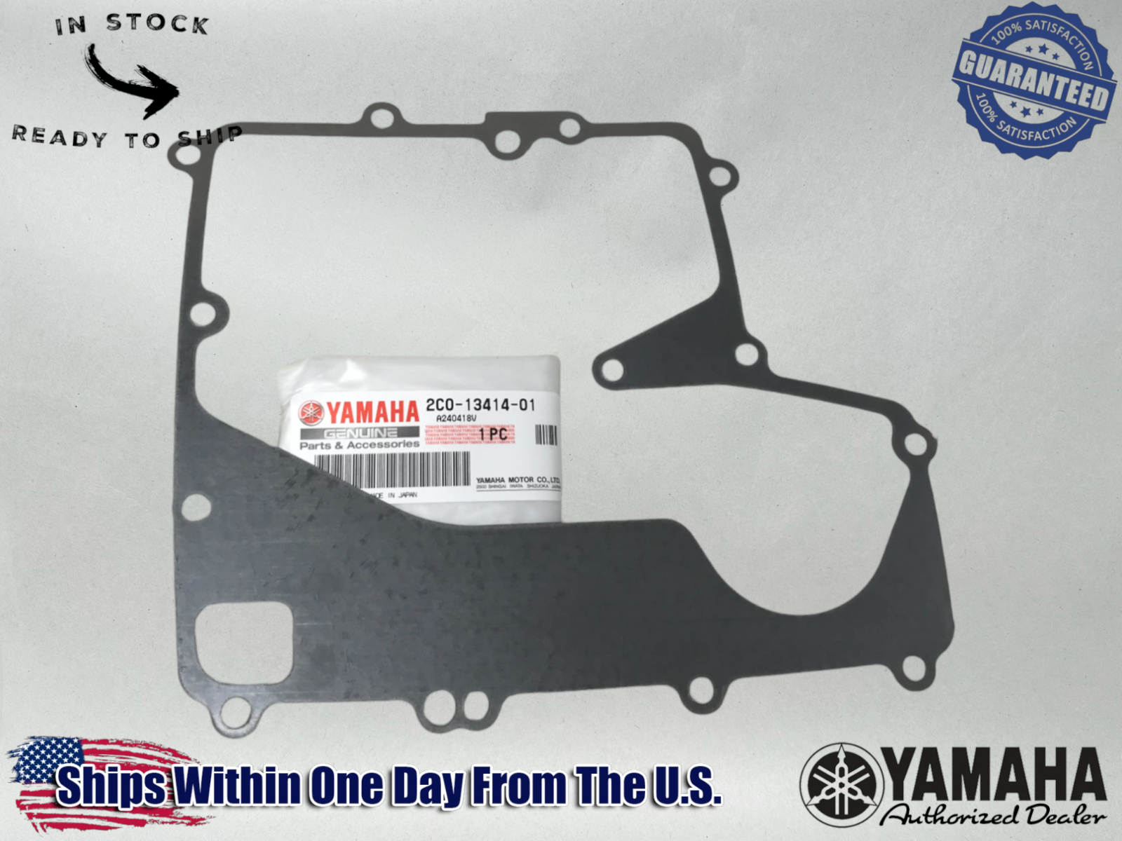 Yamaha Genuine OEM Authentic Pan Gasket 2C0 2C0-13414-01-00