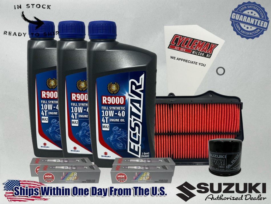 Suzuki Ecstar Full Synthetic Tune-Up Kit for 2011-2025 GSX-R750