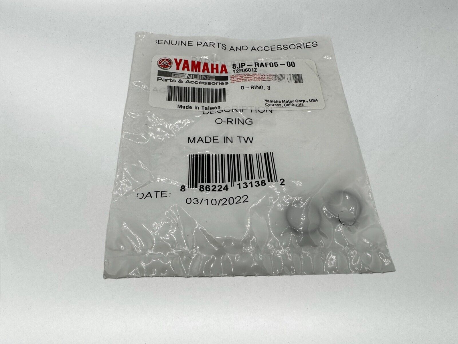 Yamaha Genuine OEM O-Ring 8JP-RAF05-00-00