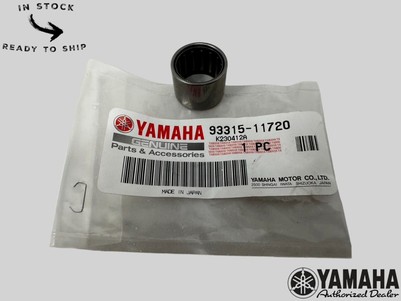 Yamaha Genuine OEM Authentic Cylinder Bearing #15 93315-11720-00