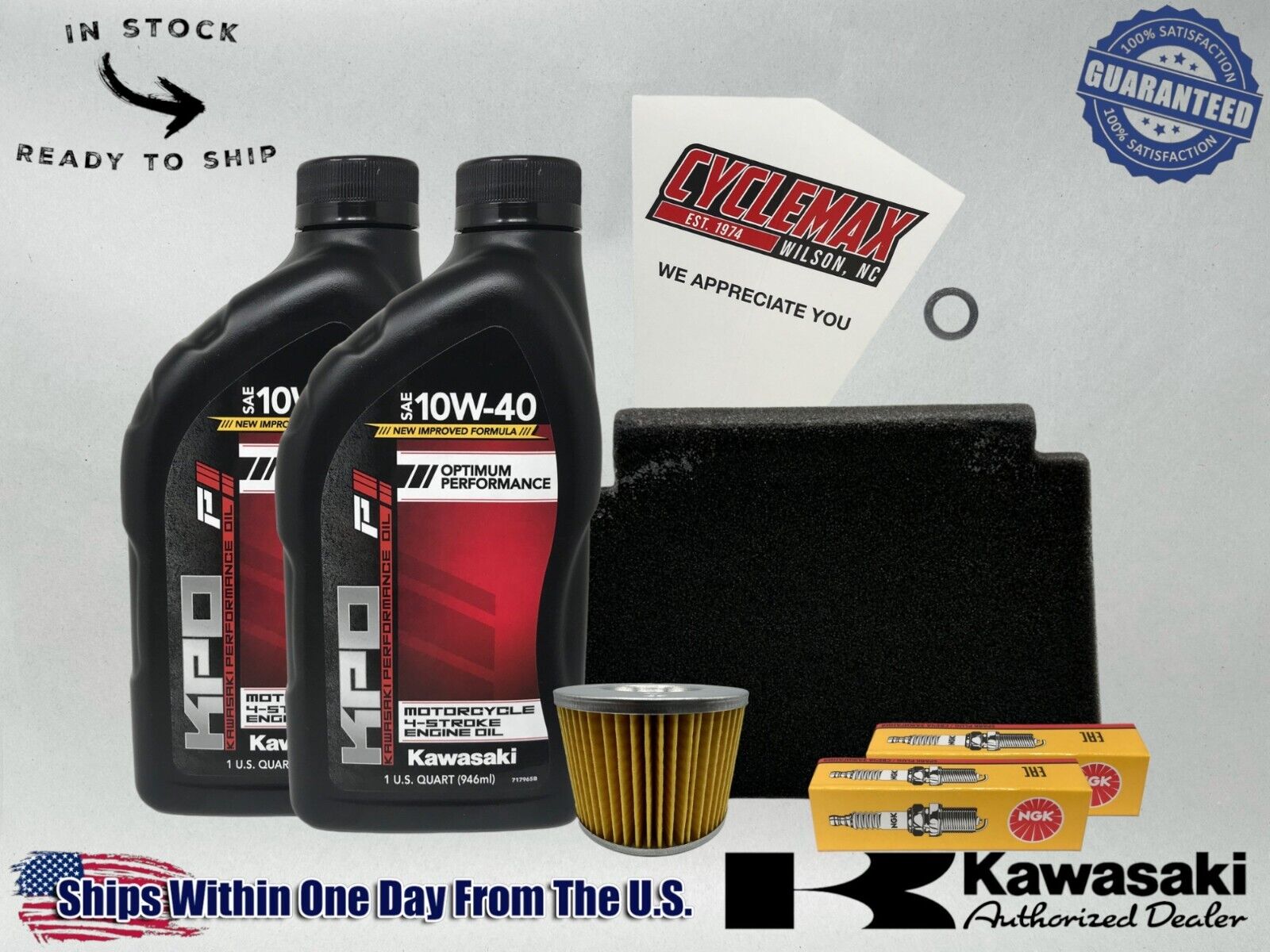 Cyclemax Standard KPO Tune-Up Kit fits 1986-2007 Kawasaki NINJA 250R