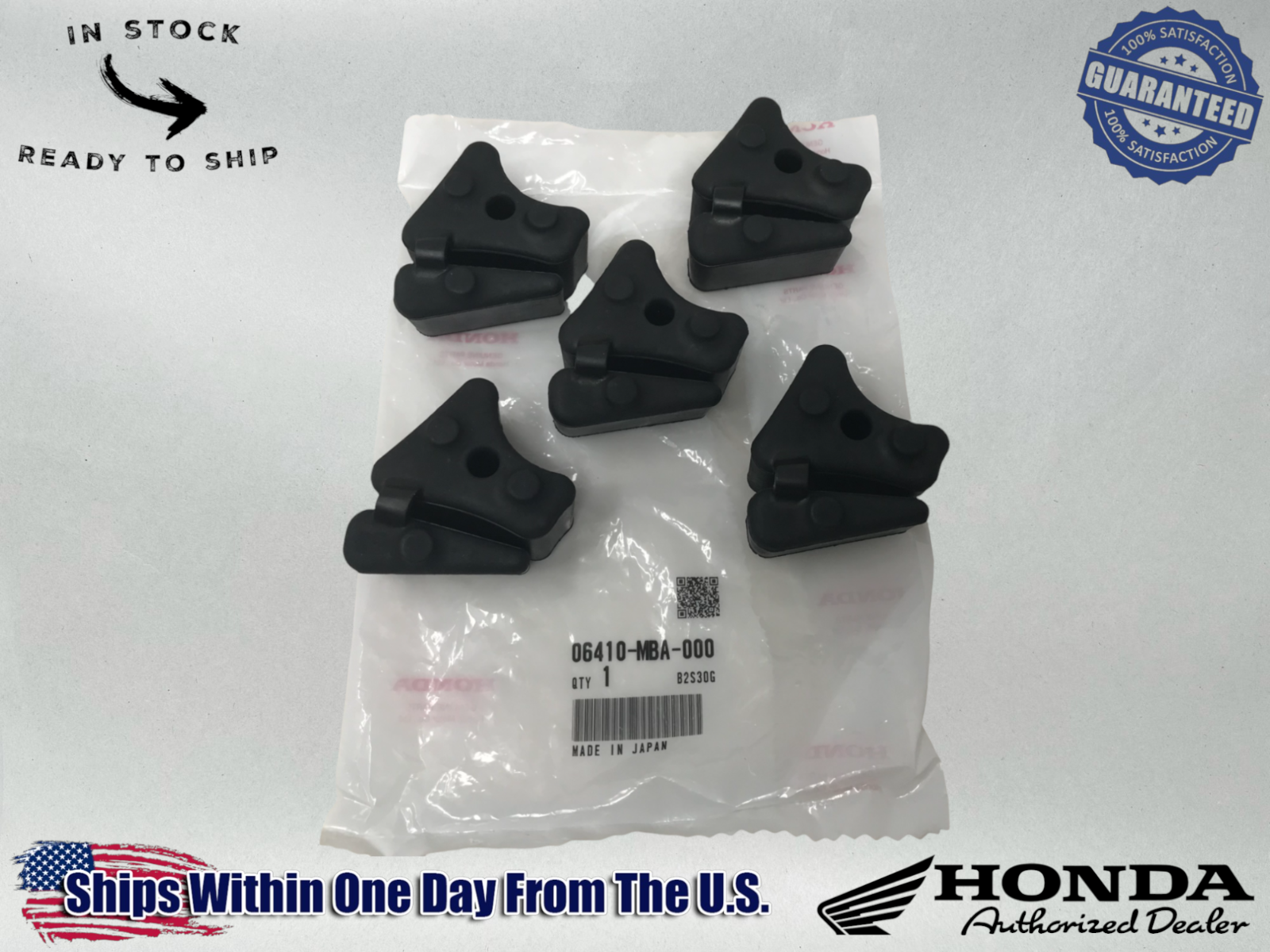 Honda OEM Rear Wheel Damper Set VT750 Shadow Rubbers Cush 06410-MBA-000