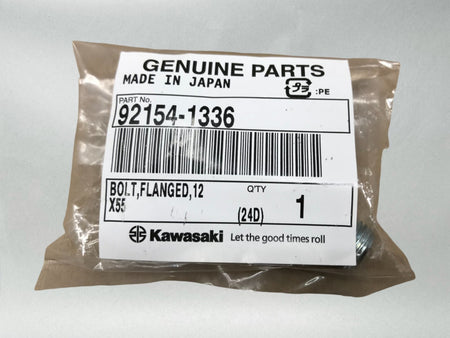 Kawasaki OEM Authentic Flange Bolt 12x55 92154-1336 1