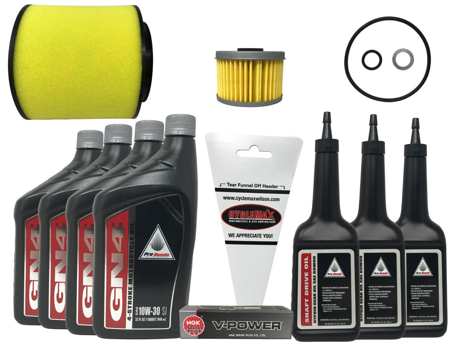 2015-2023 Honda Pioneer 500 SXS OEM Full Service Kit with 4 Qts of 10W-30 Oil