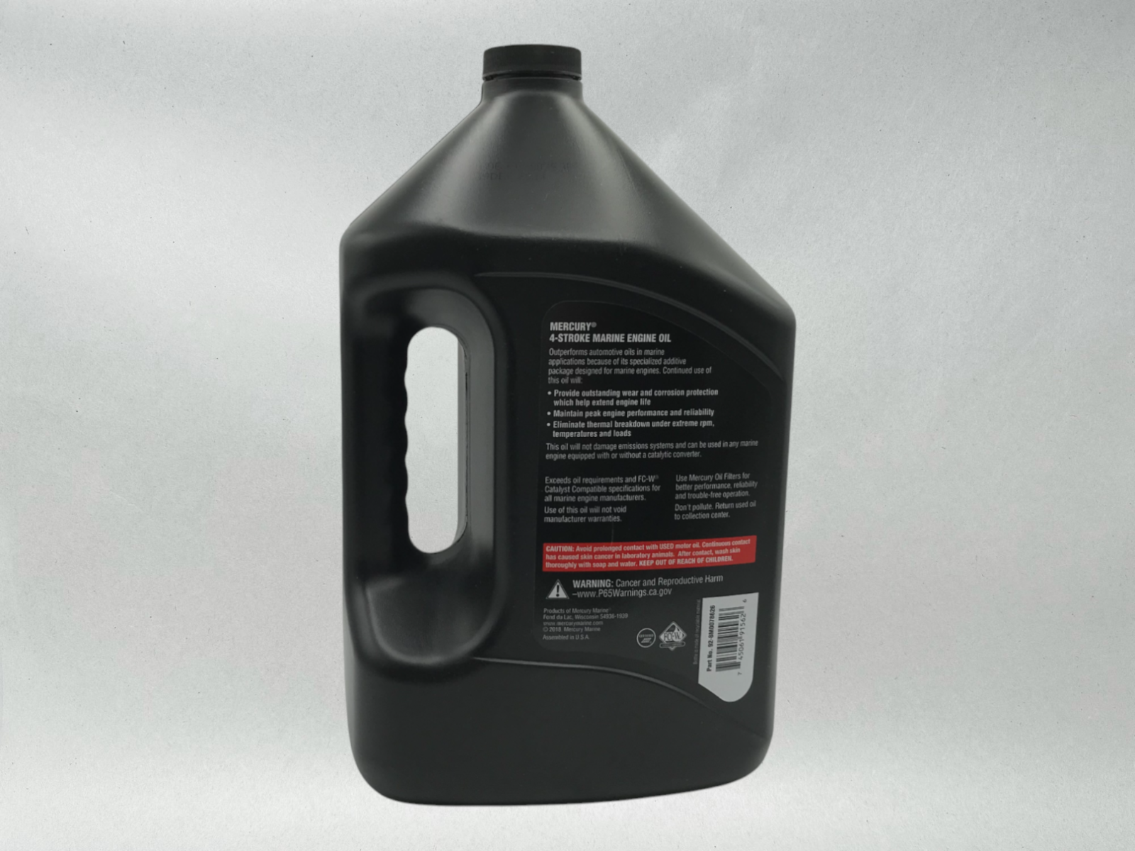 Mercury OEM Standard 10W30 Marine Oil Gallons 92-8M0078626 2 Pack