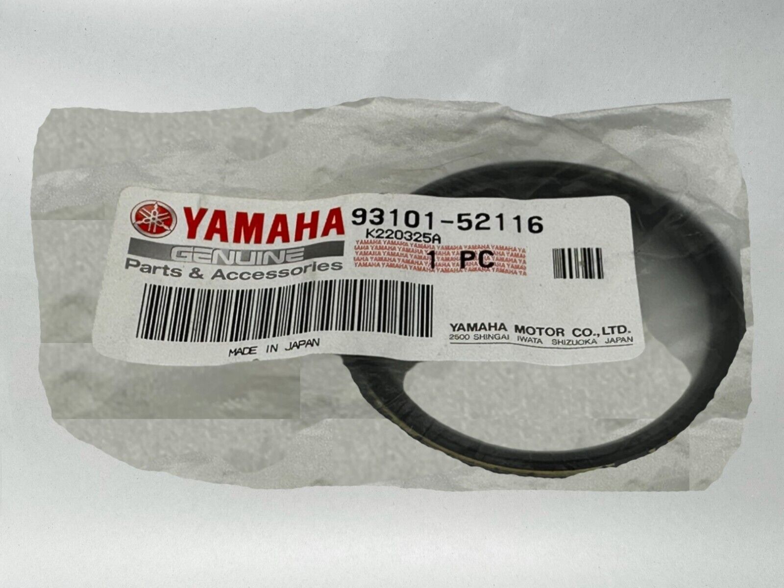 Yamaha Genuine OEM Authentic Oil Seal 93101-52116-00-00