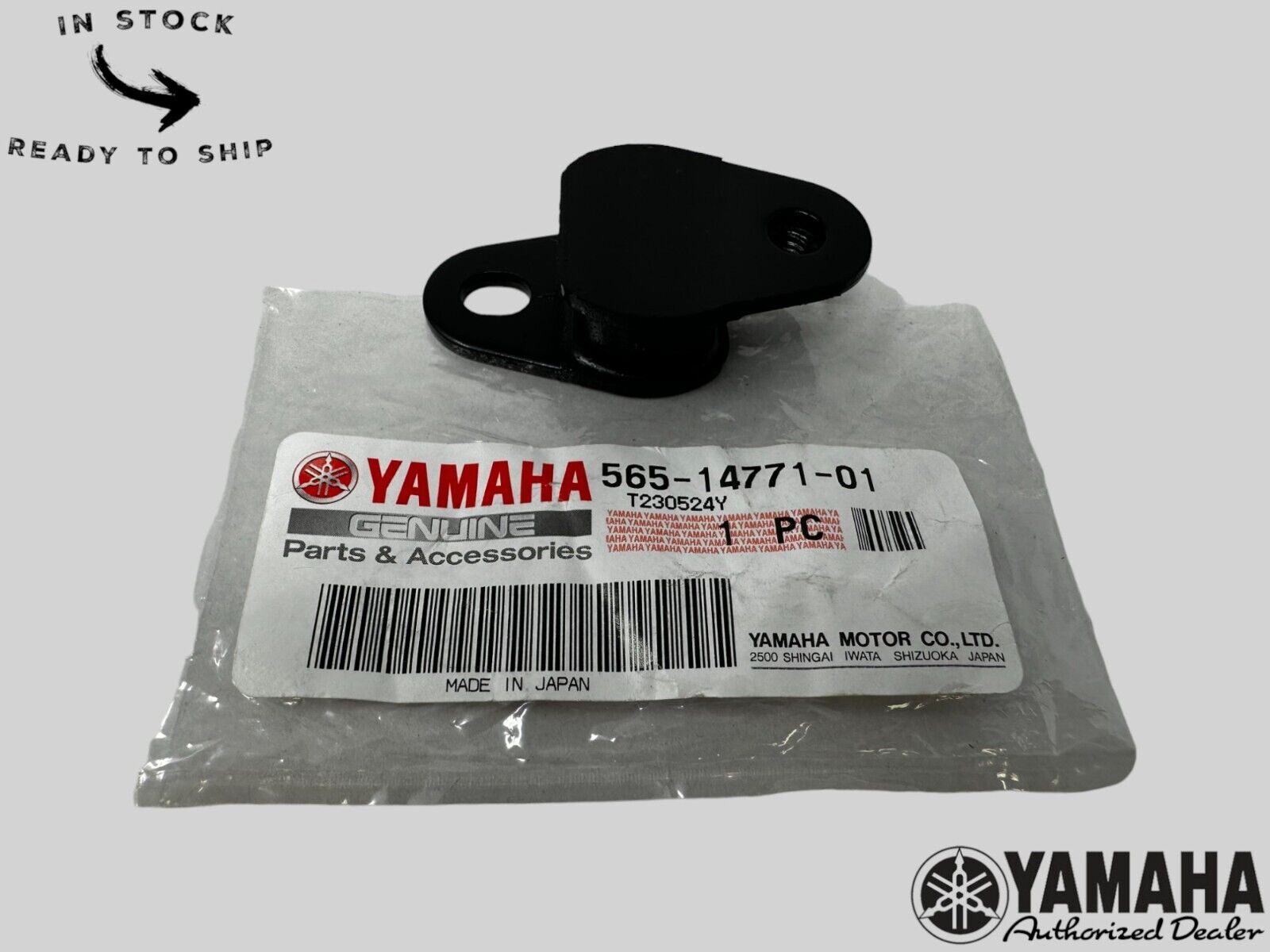 Yamaha Genuine OEM Authentic Muffler Stay 565-14771-01-00