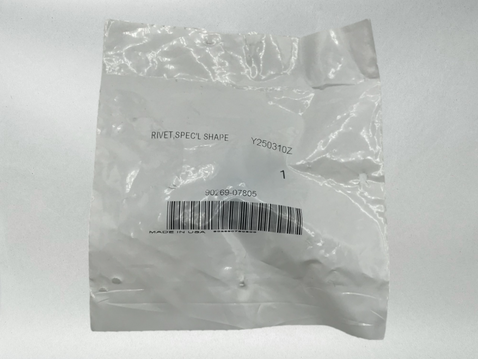 Yamaha Genuine OEM Authentic RIVET,SPEC'L SHAPE 90269-07805-00
