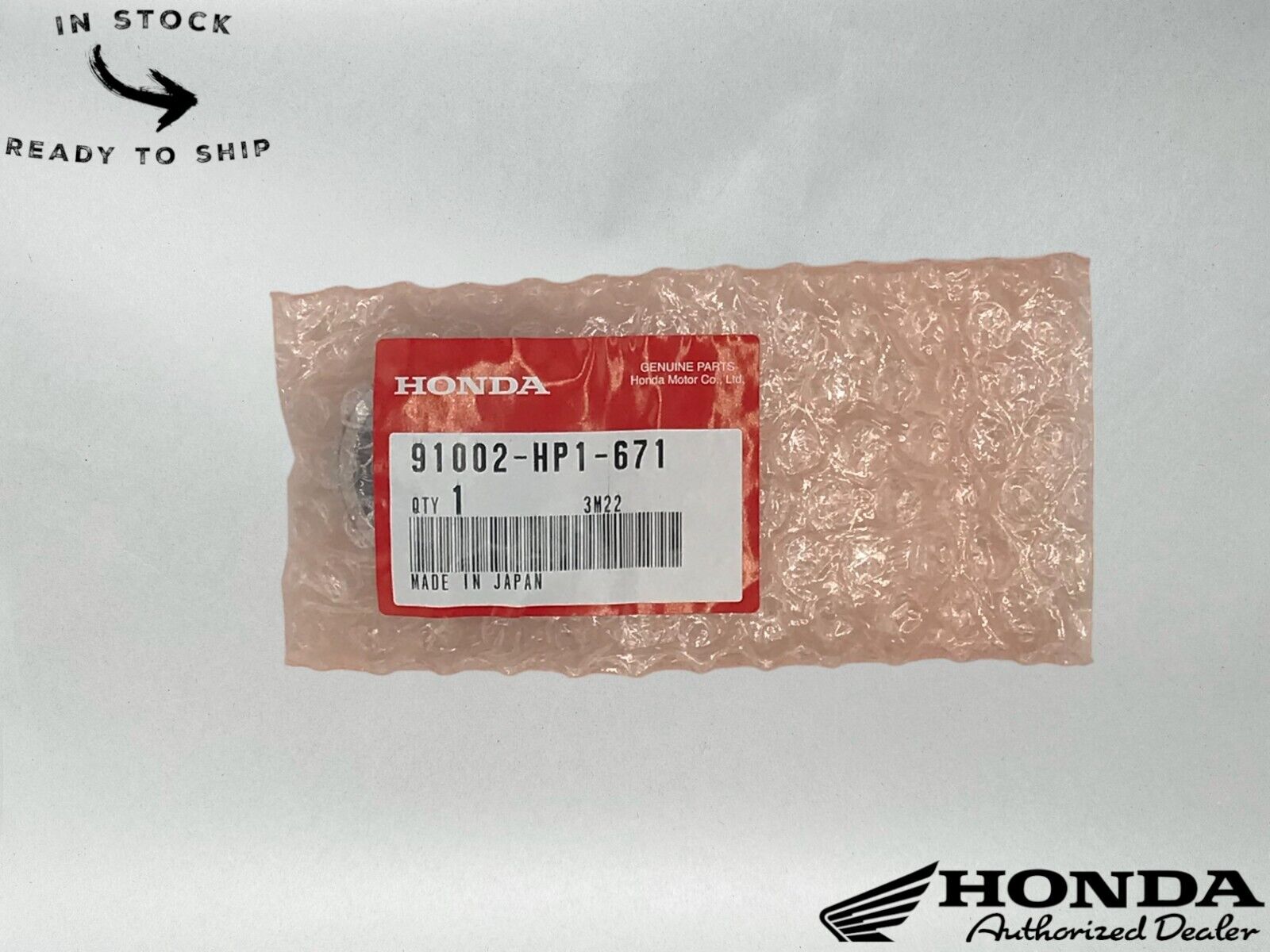 Honda Genuine OEM Bearing (17X42X13) 91002-HP1-671