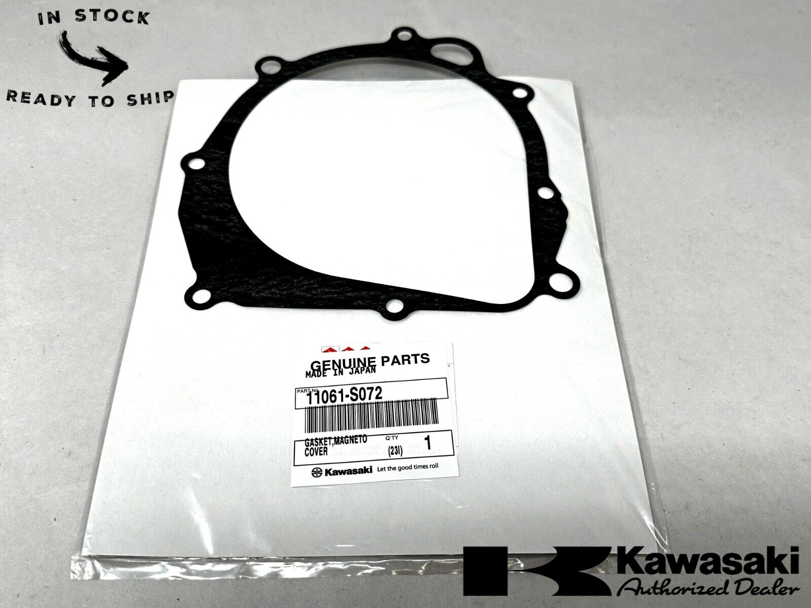 Kawasaki Genuine OEM Gasket Magneto Cover 11061-S072